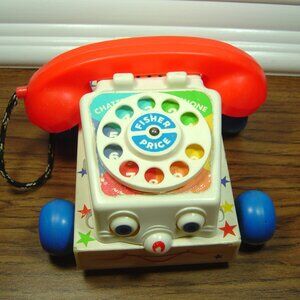 Vintage toy Fisher Price Chatter Telephone-1985-working condition